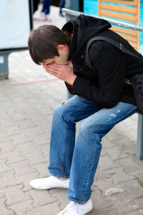 Sad Young Man Sad Young Man