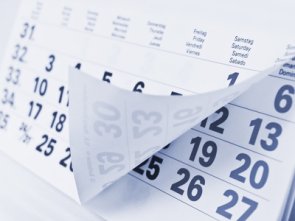 Close up a blue toned calendar page 112180100000013565.jpg
