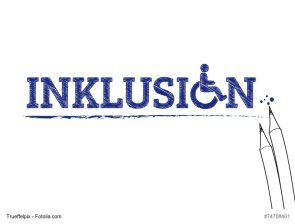 Inklusion Schriftzug