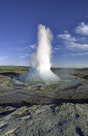 Geysir Strokkur, Island Grundwasser