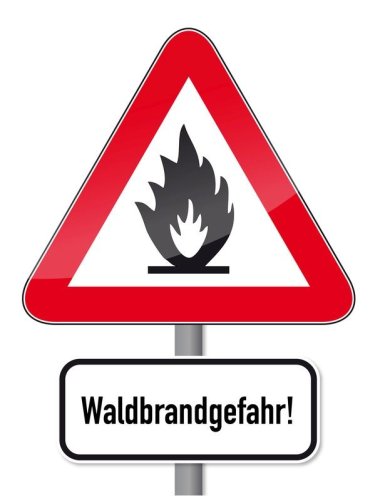 Schild Waldbrandgefahr