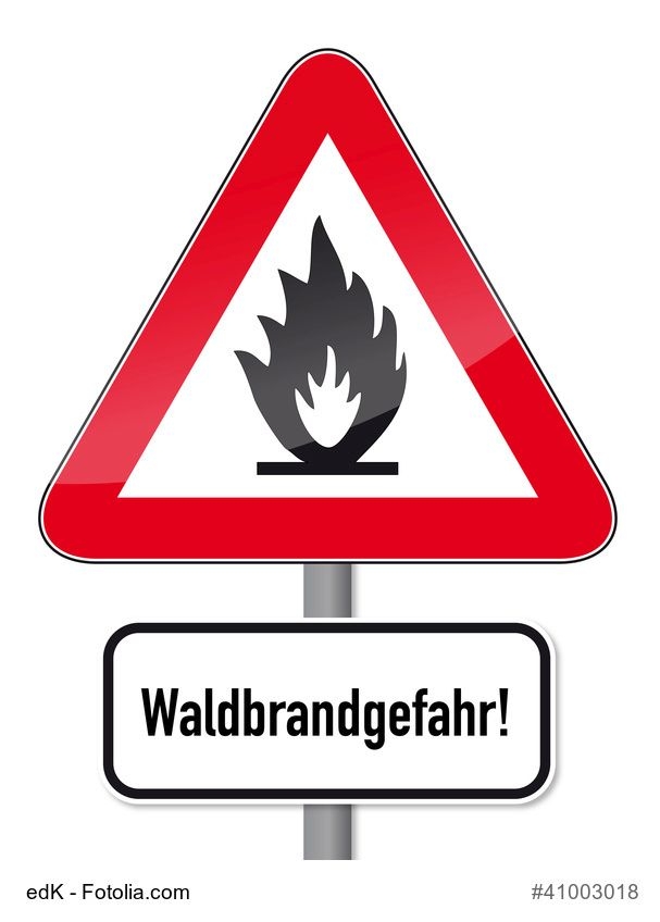 Schild Waldbrandgefahr