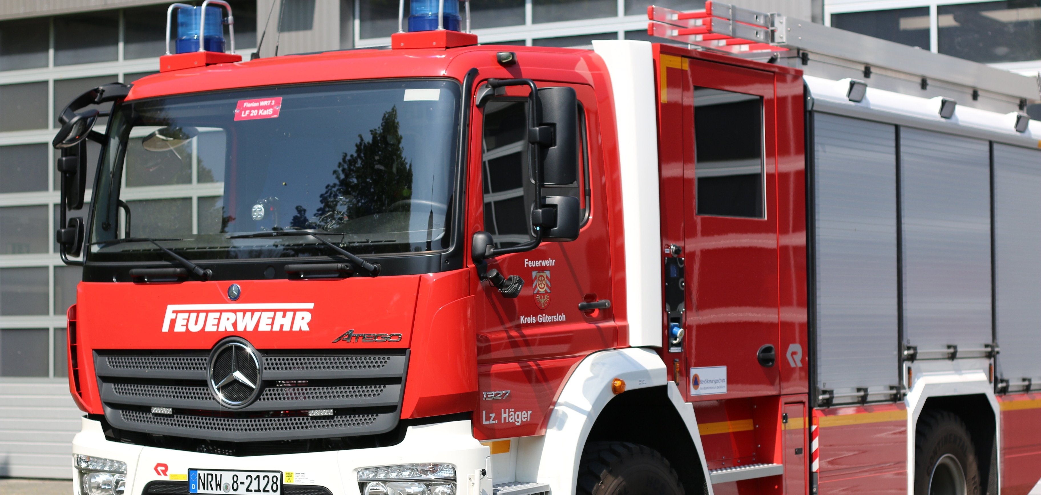Feuerwehrfahrzeug Katastrophenschutz