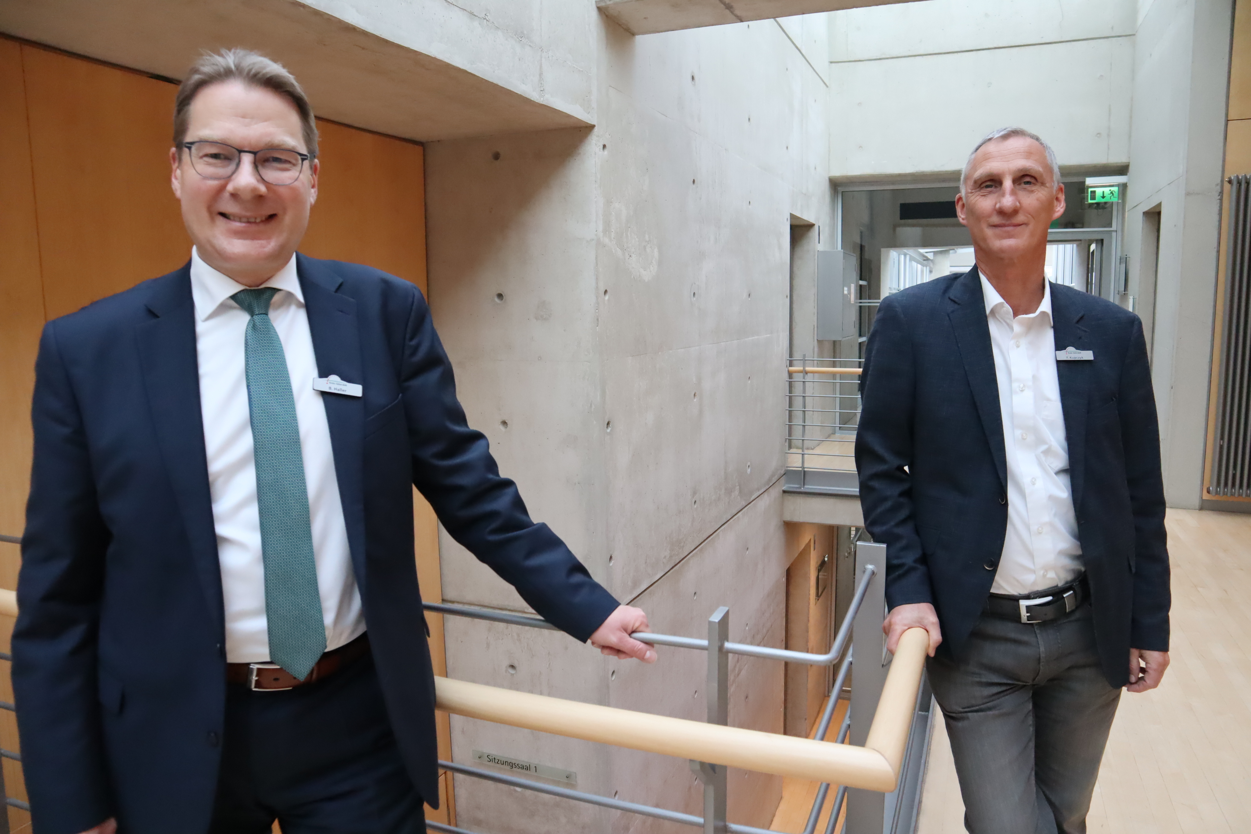 Björn Haller und Fred Kupczyk vom Jobcenter Kreis Gütersloh Björn Haller und Fred Kupczyk vom Jobcenter Kreis Gütersloh