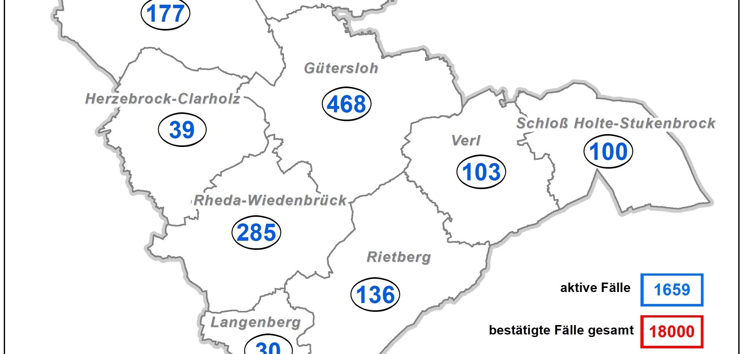 Karte Coronazahlen Kreis GT