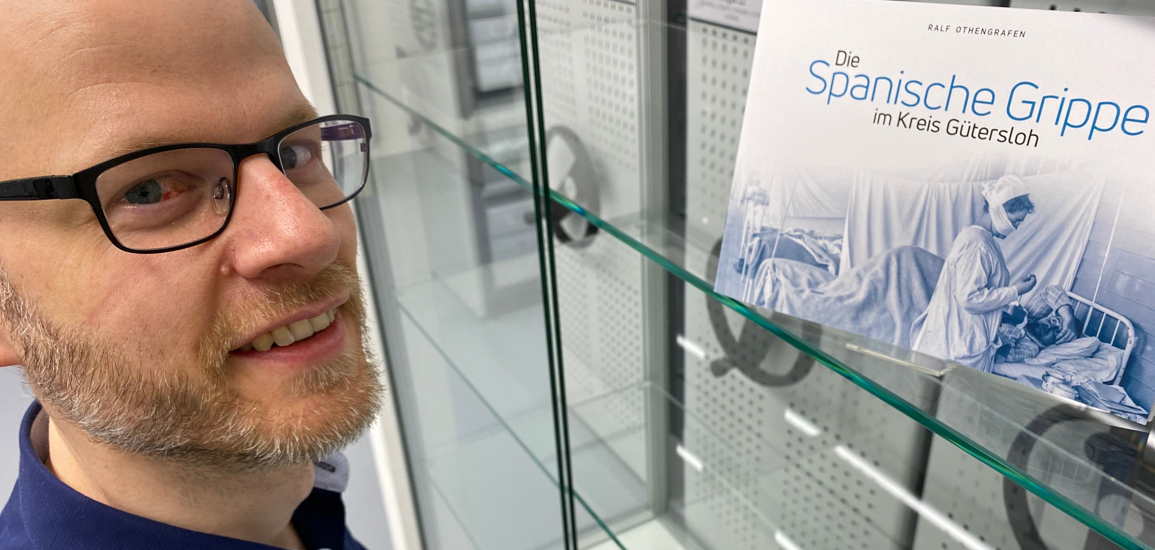 Kreisarchivar Ralf Othengrafen hat die Corona-Pandemie zum Anlass genommen, eine Broschüre über die Spanische Grippe im Kreis Gütersloh veröffentlicht.
