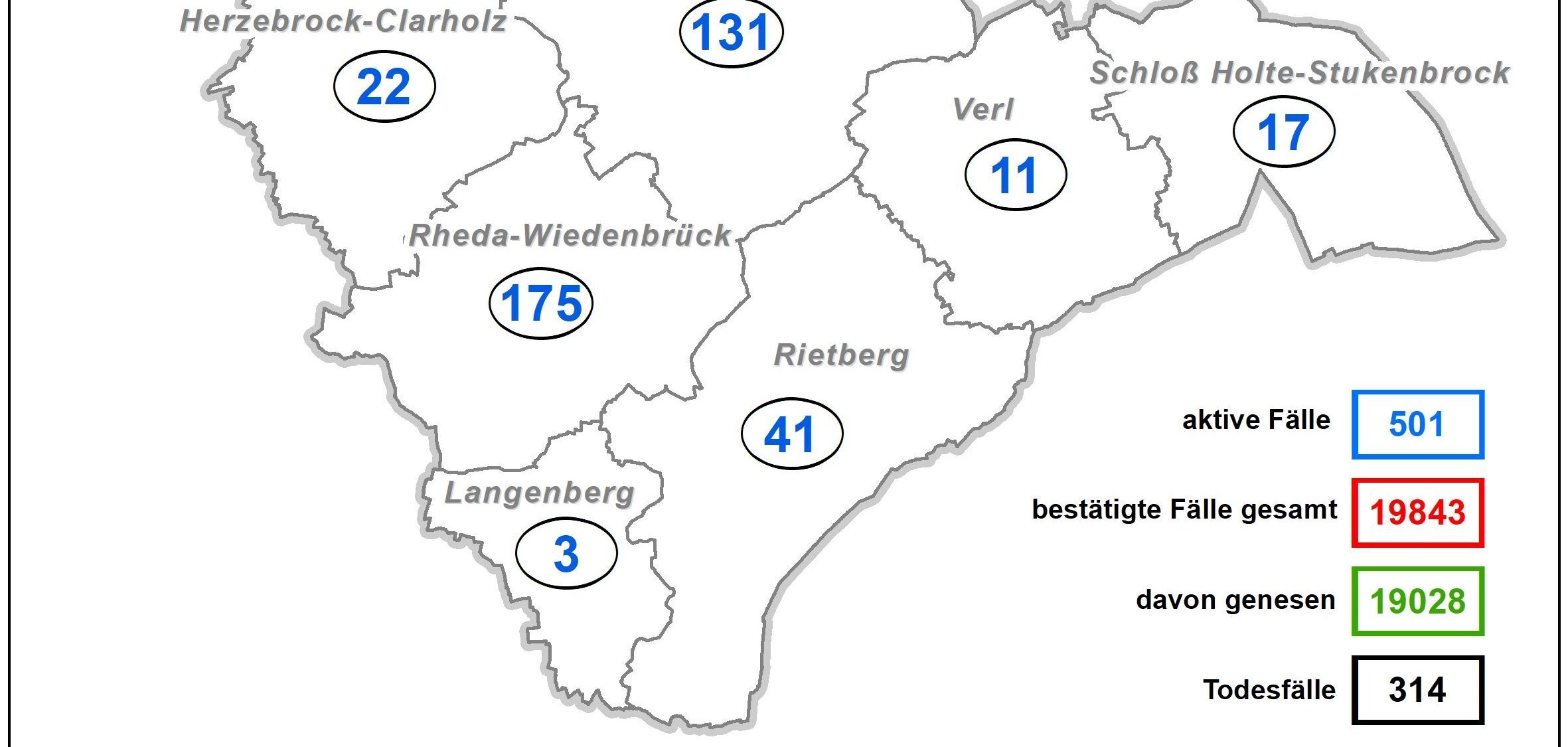 Coronakarte Kreis GT