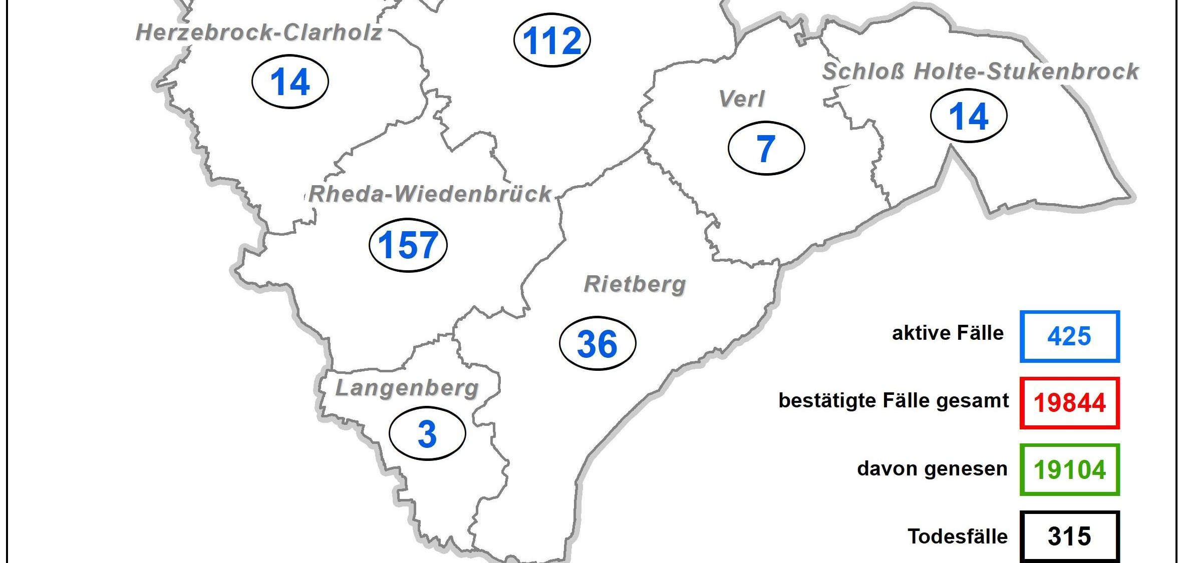 Coronakarte Kreis GT Coronakarte Kreis GT