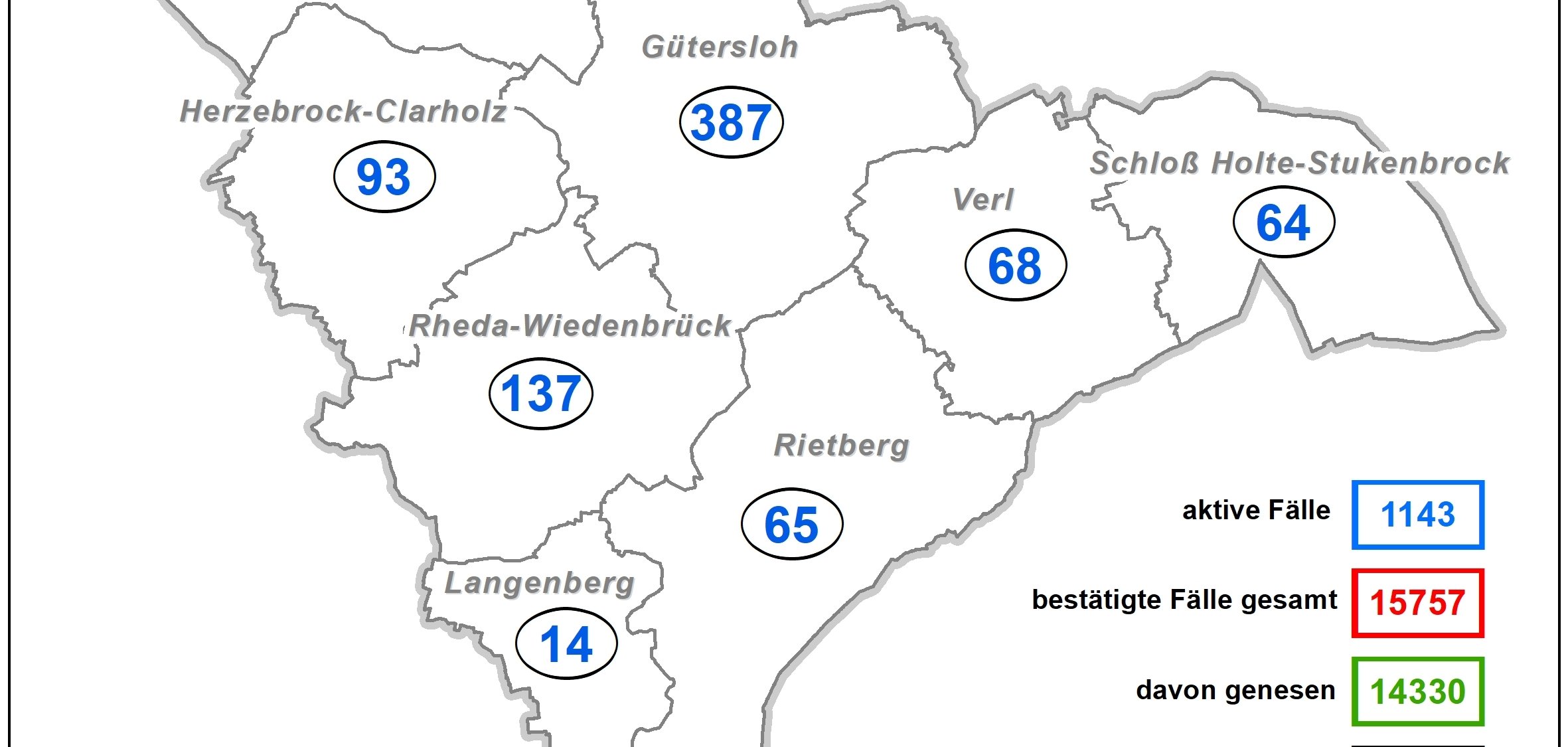 Coronakarte Kreis GT Coronakarte Kreis GT