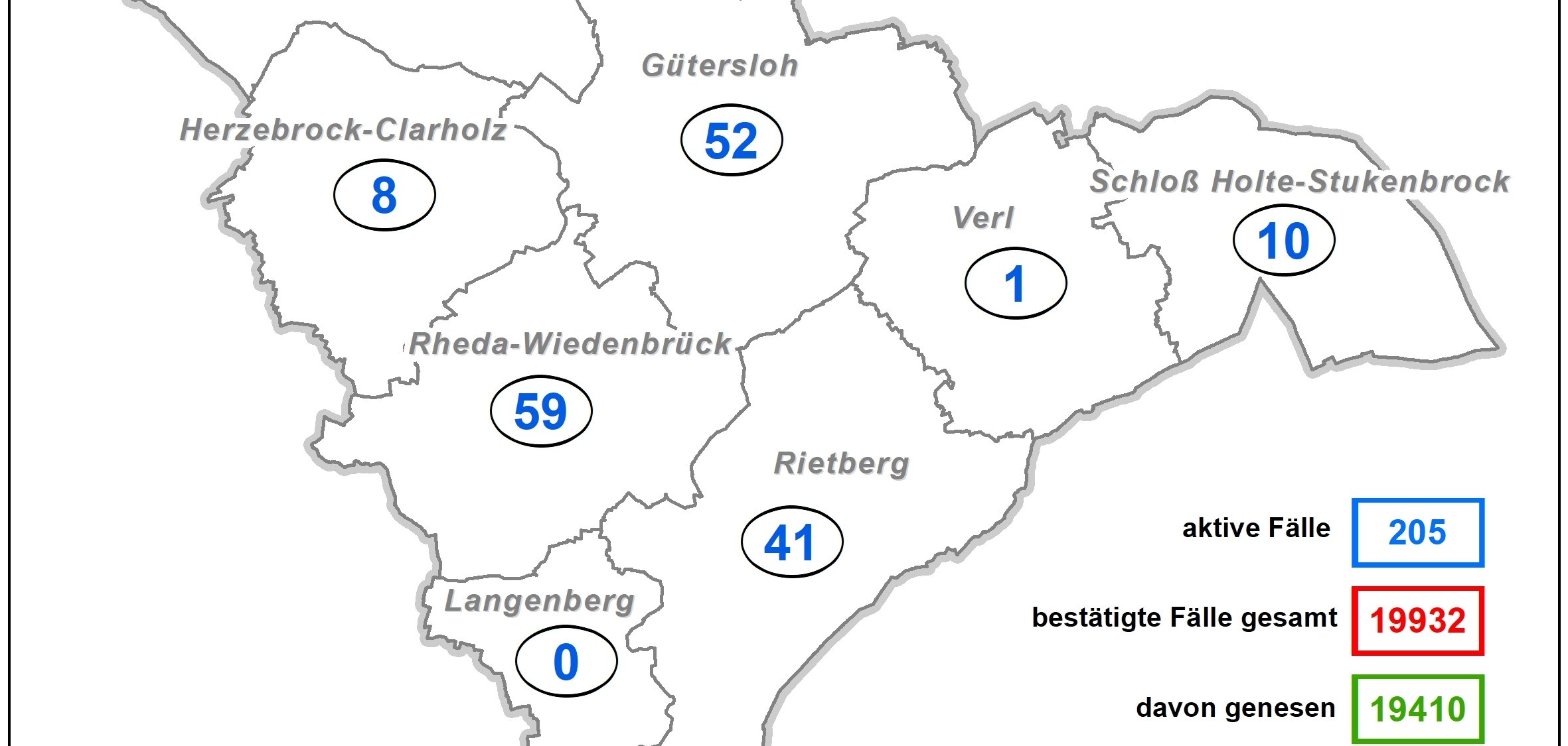 Coronakarte Kreis GT
