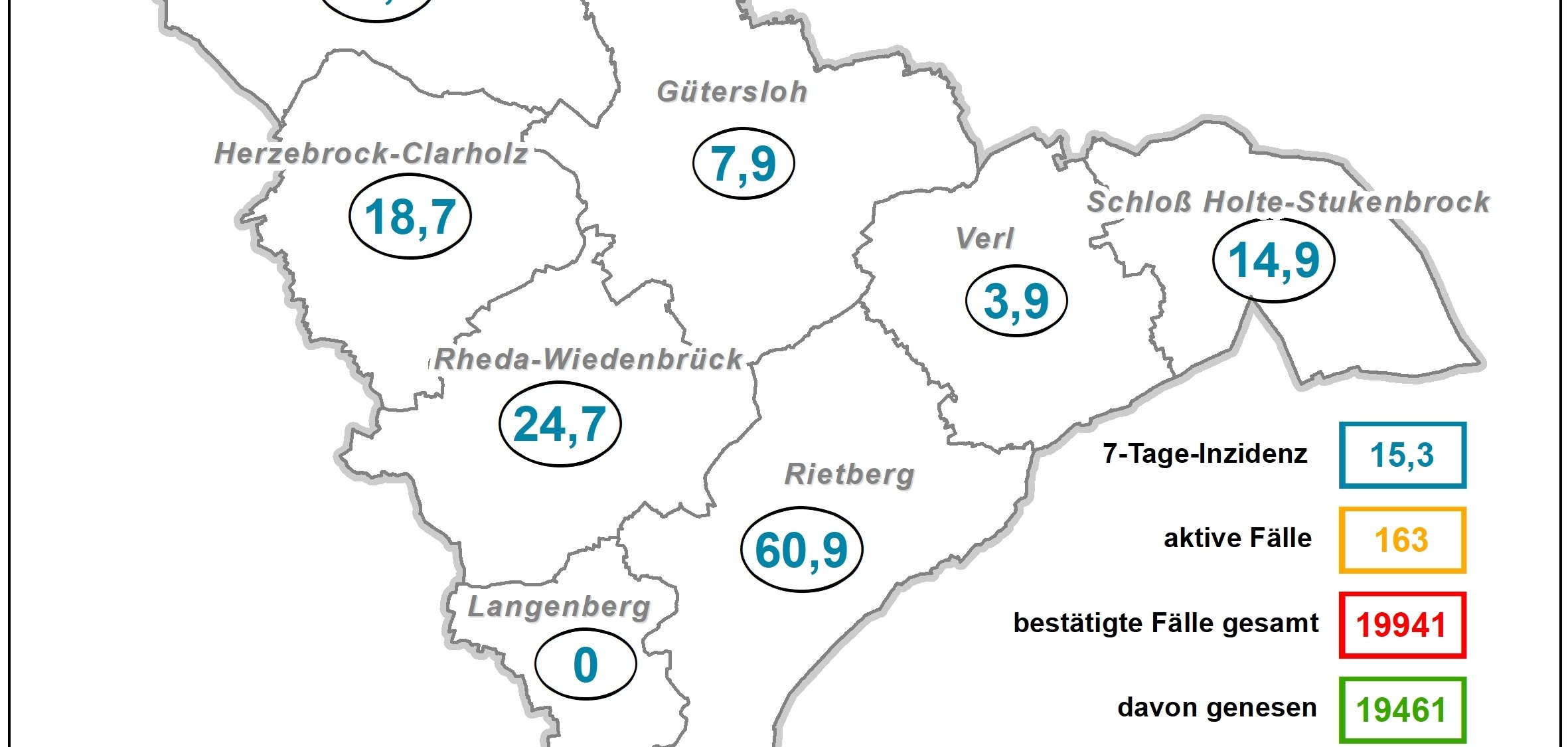 Coronakarte Kreis GT