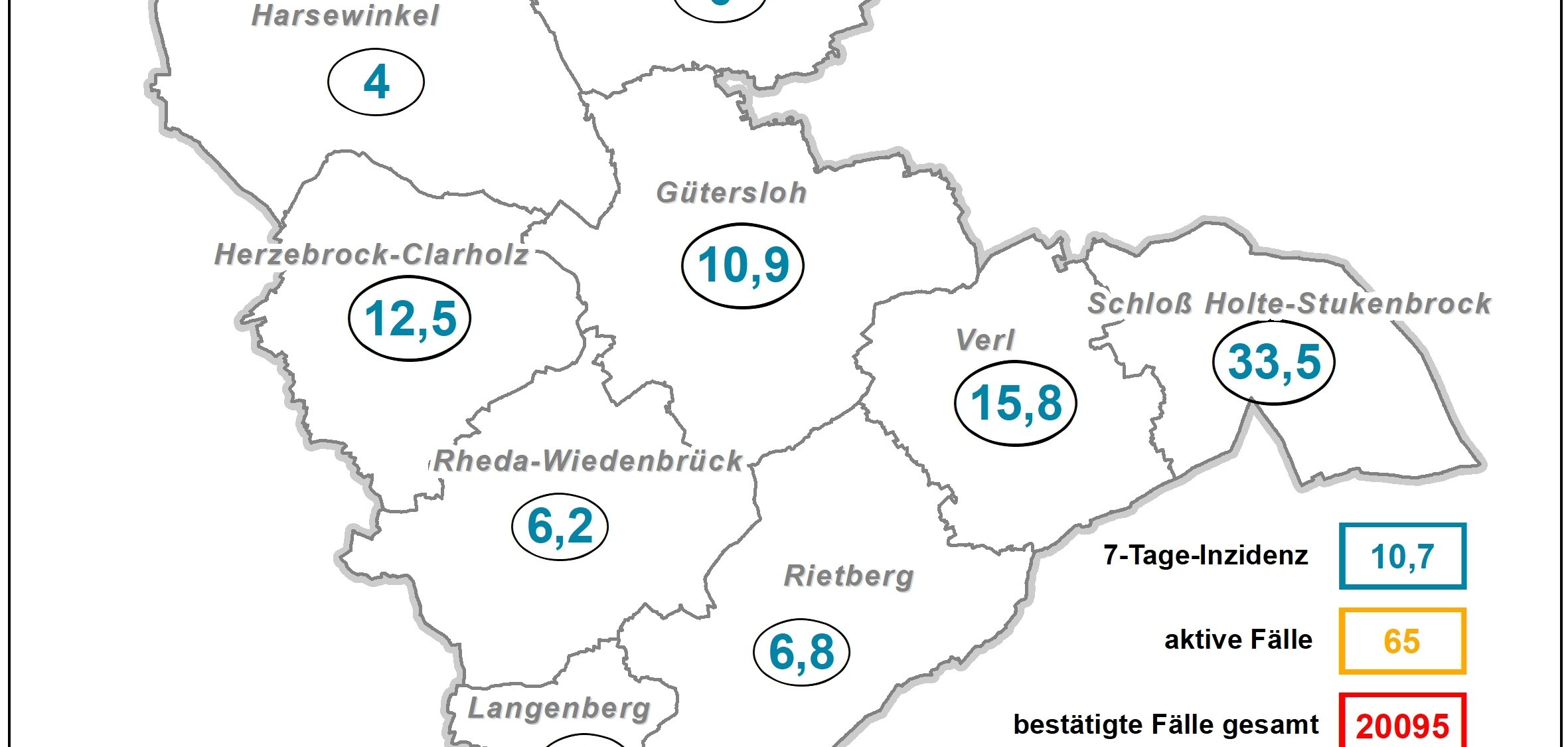 Coronakarte Kreis GT