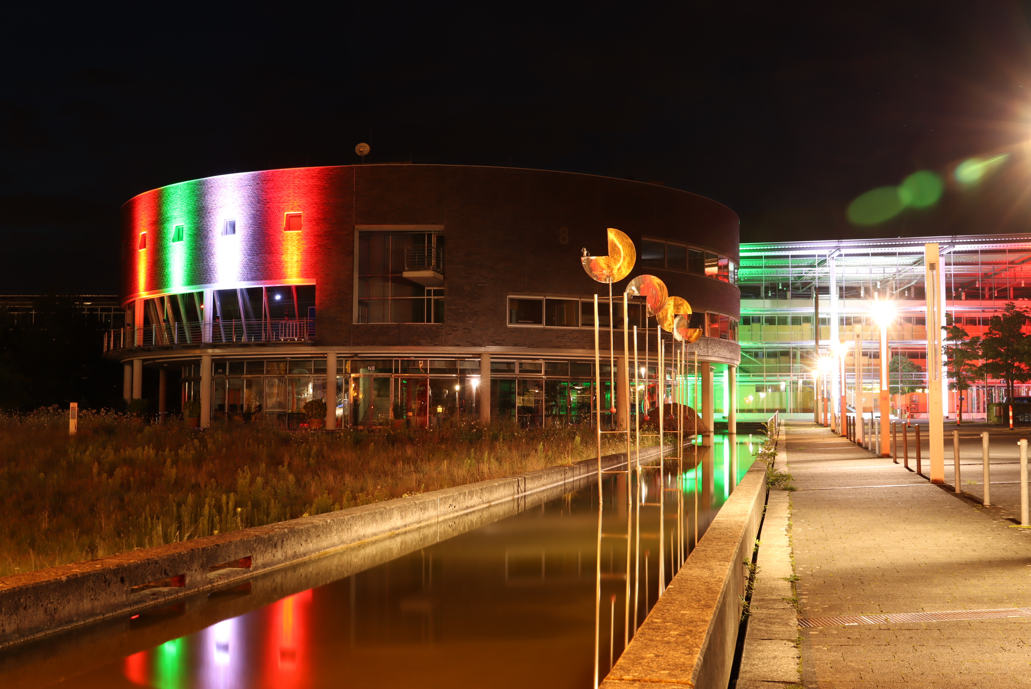 Illuminiertes Kreishaus Gütersloh Illuminiertes Kreishaus Gütersloh