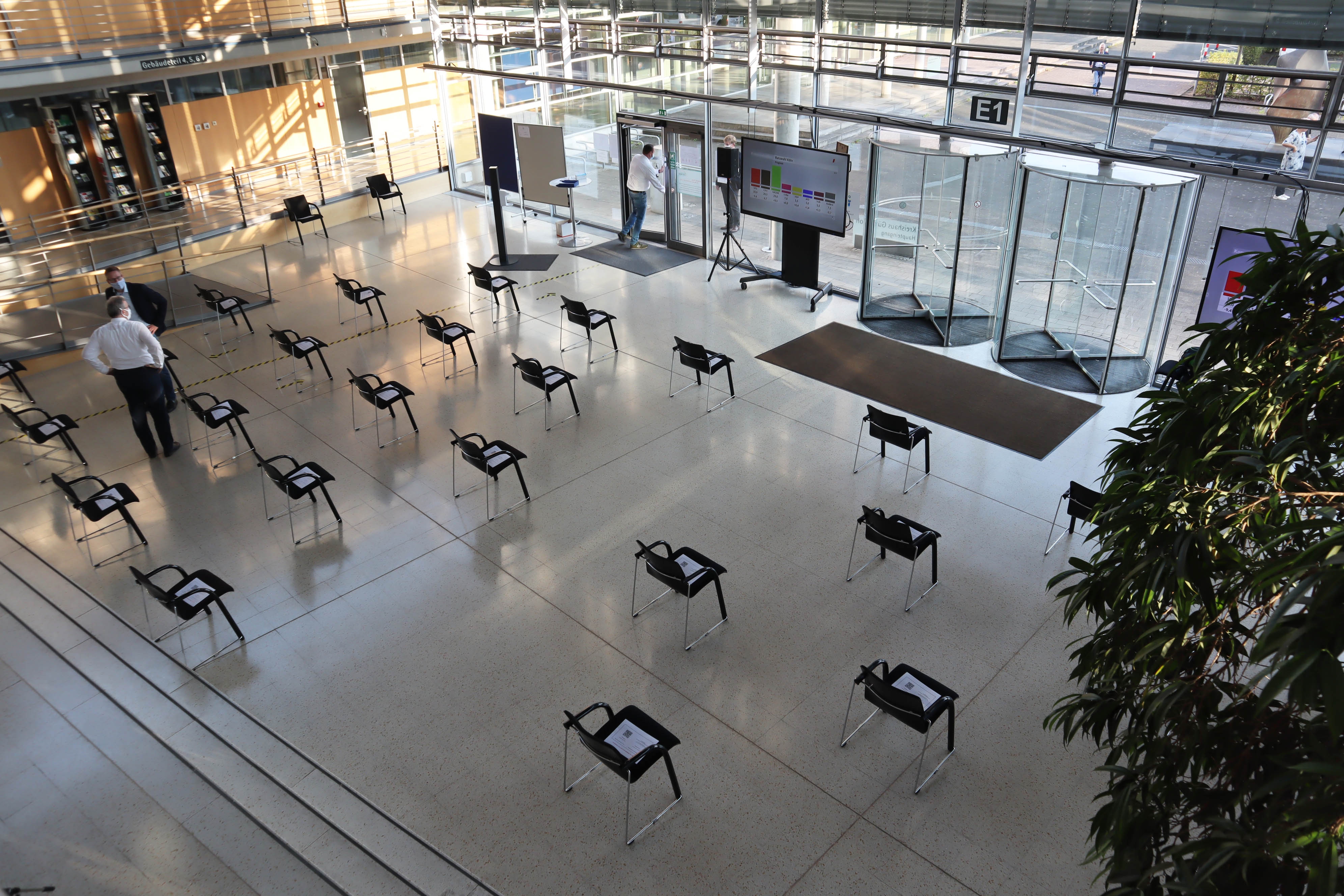 Archivbild von der Kommunalwahl 2020. Archivbild von der Kommunalwahl 2020.