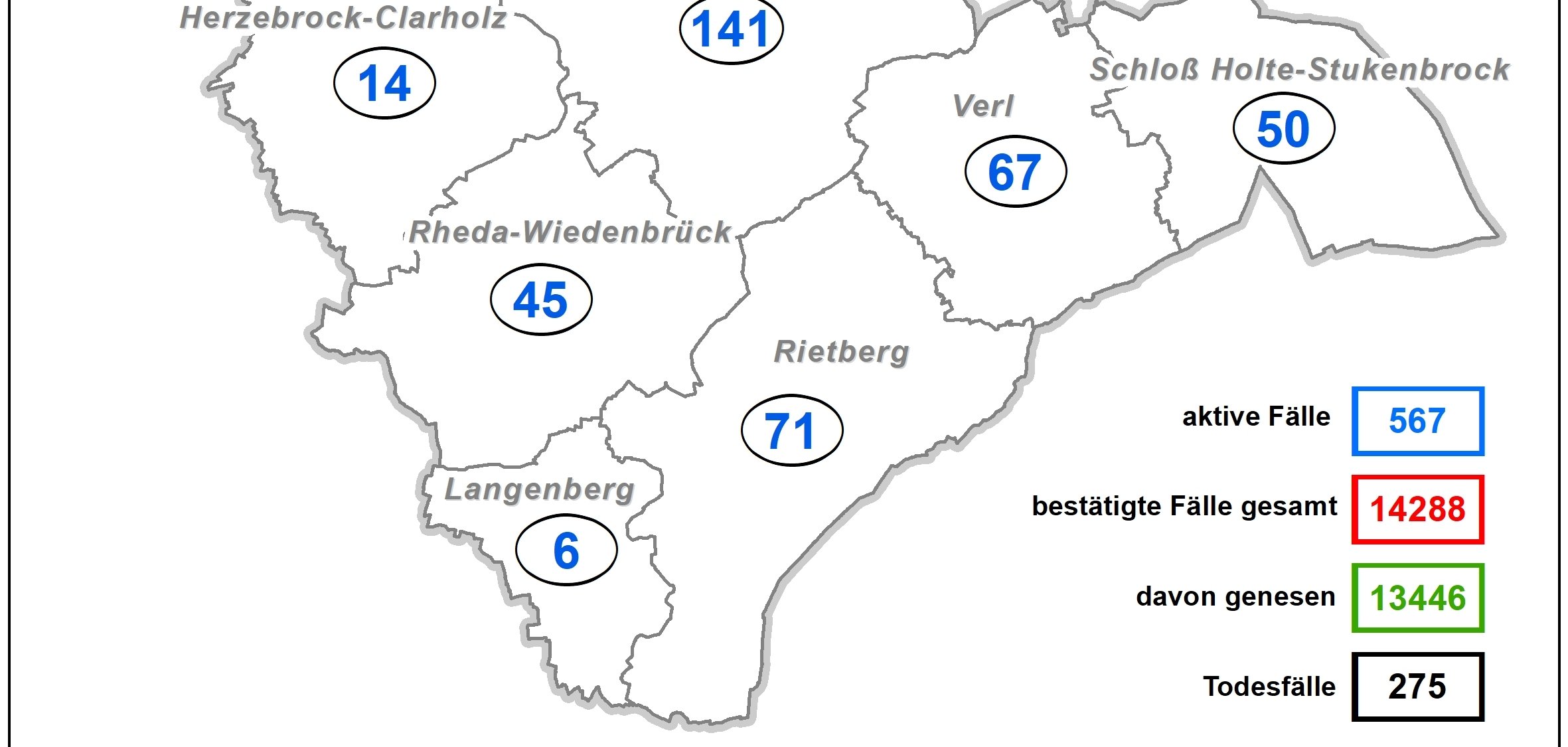 Coronakarte Kreis GT