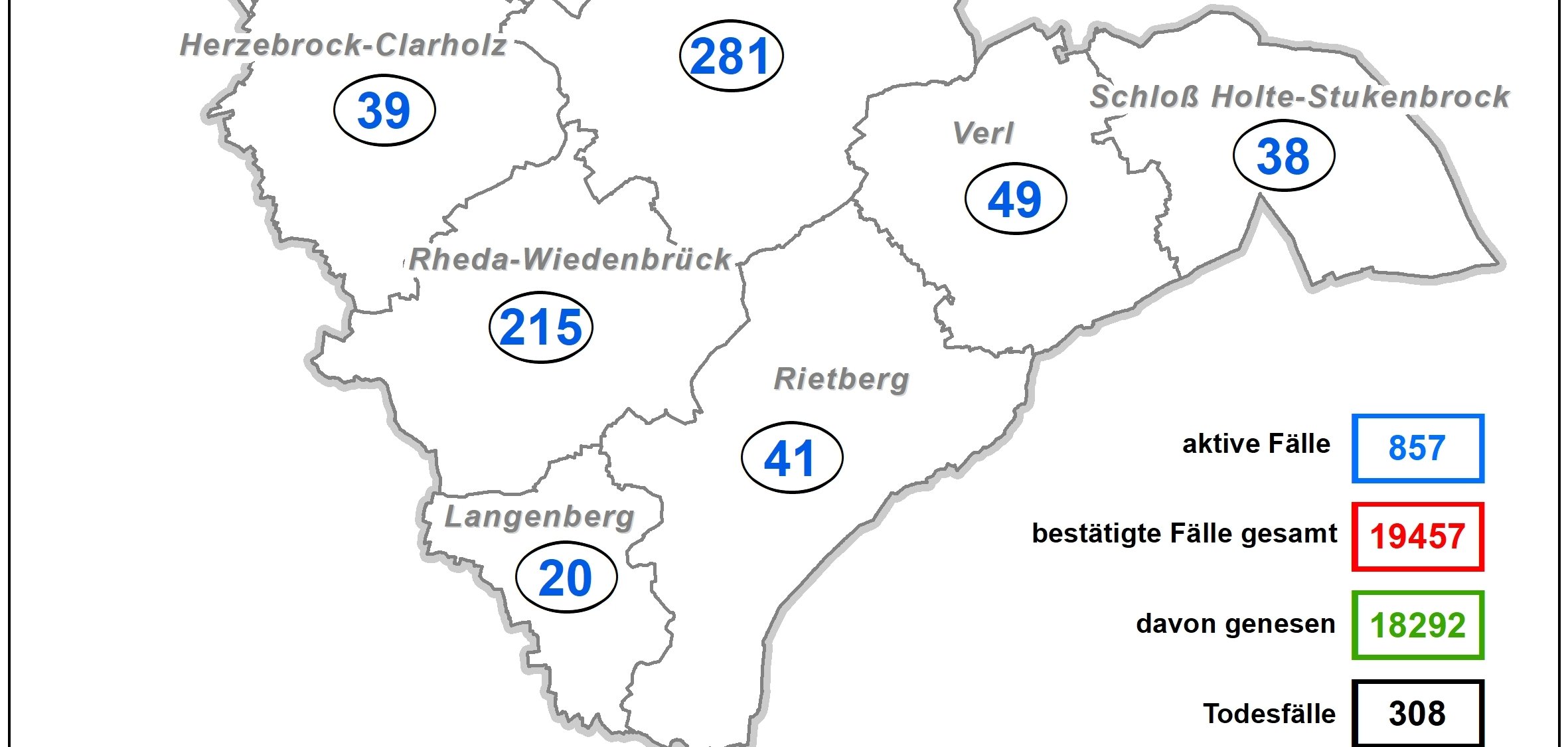 Coronakarte Kreis GT