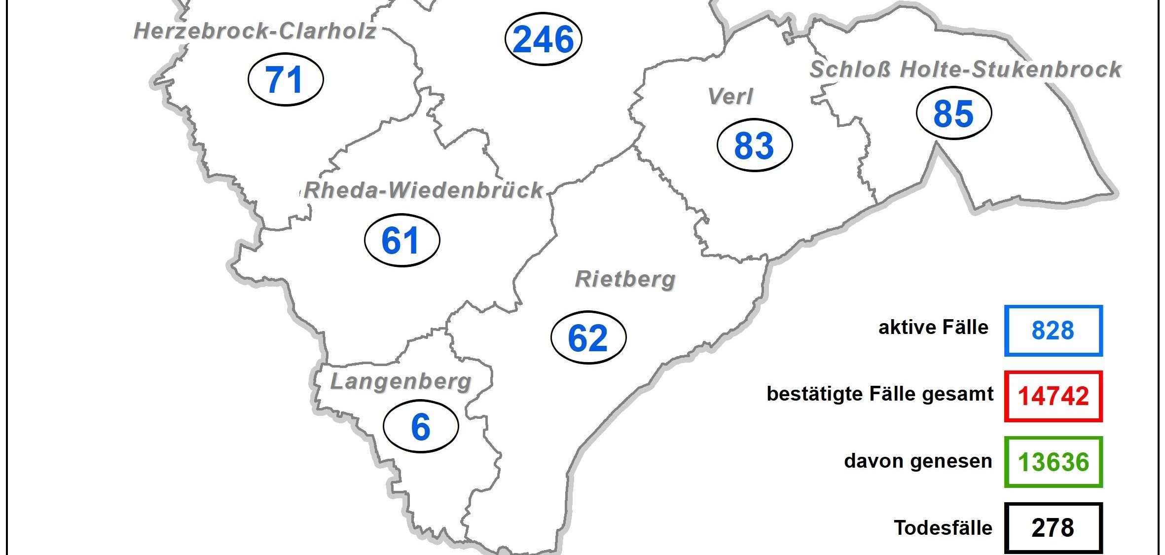 Coronakarte Kreis GT