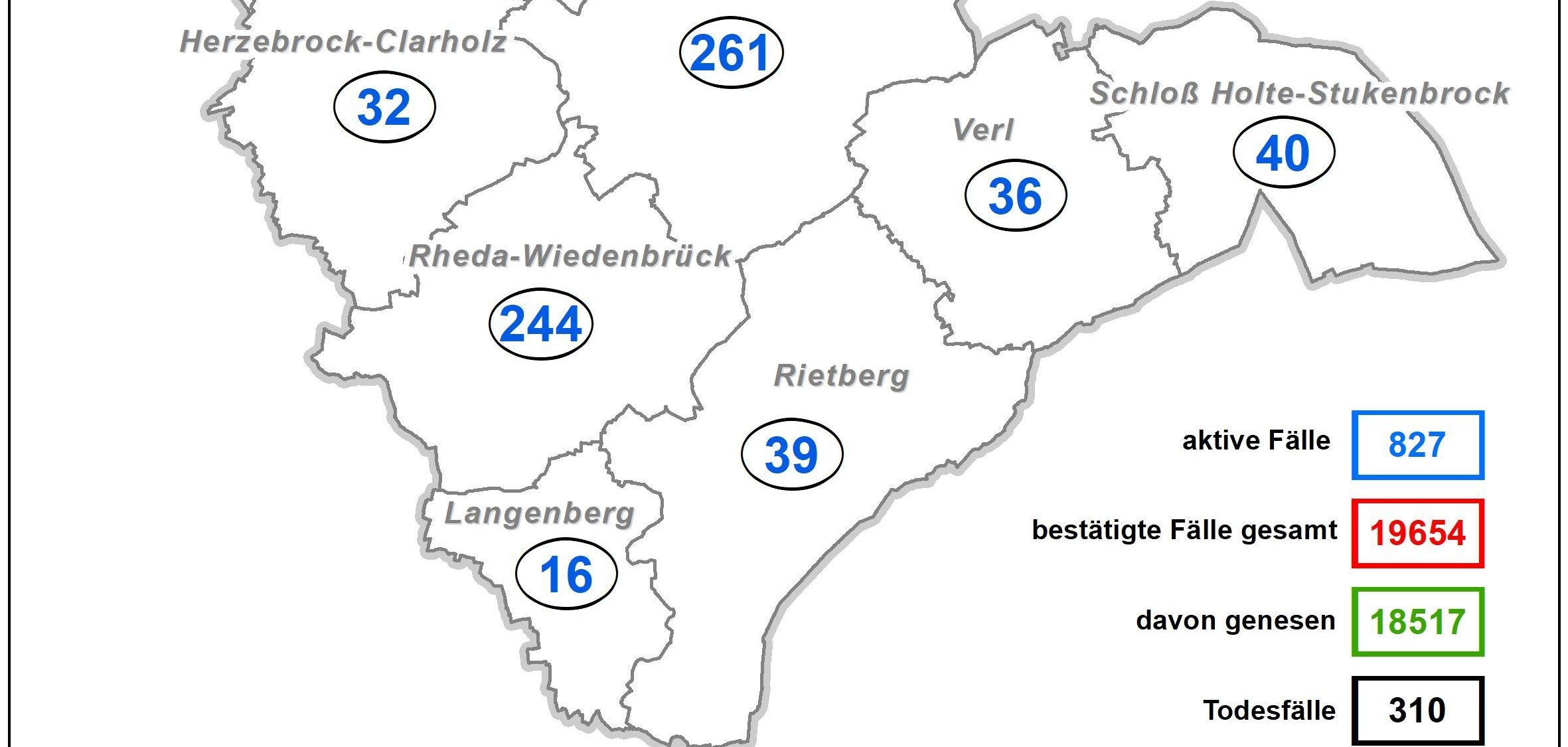 Coronakarte Kreis GT