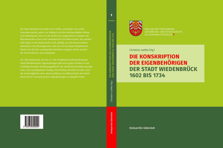 Buchcover neue Schriftenreihe des Kreisarchivs