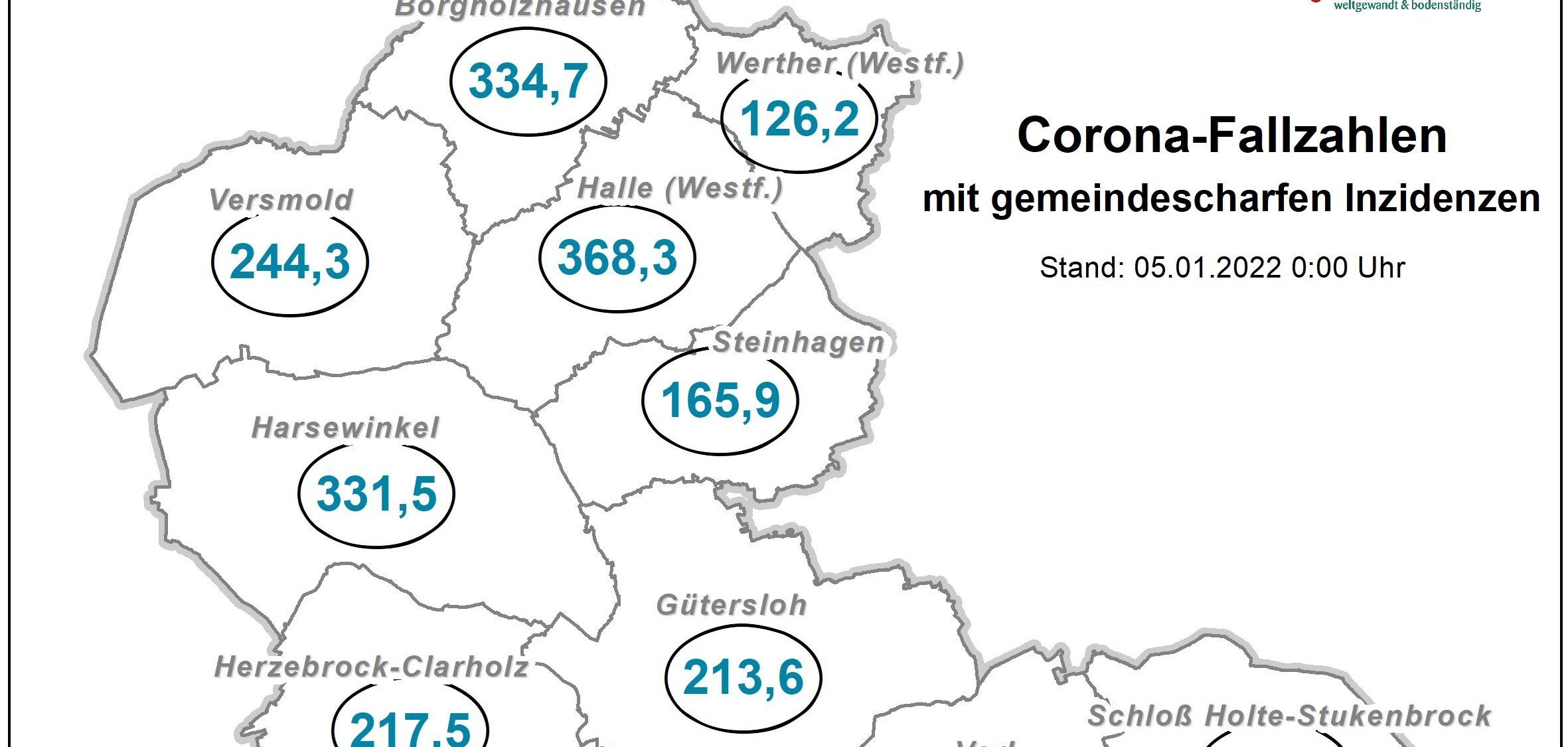 Coronakarte Kreis Gt
