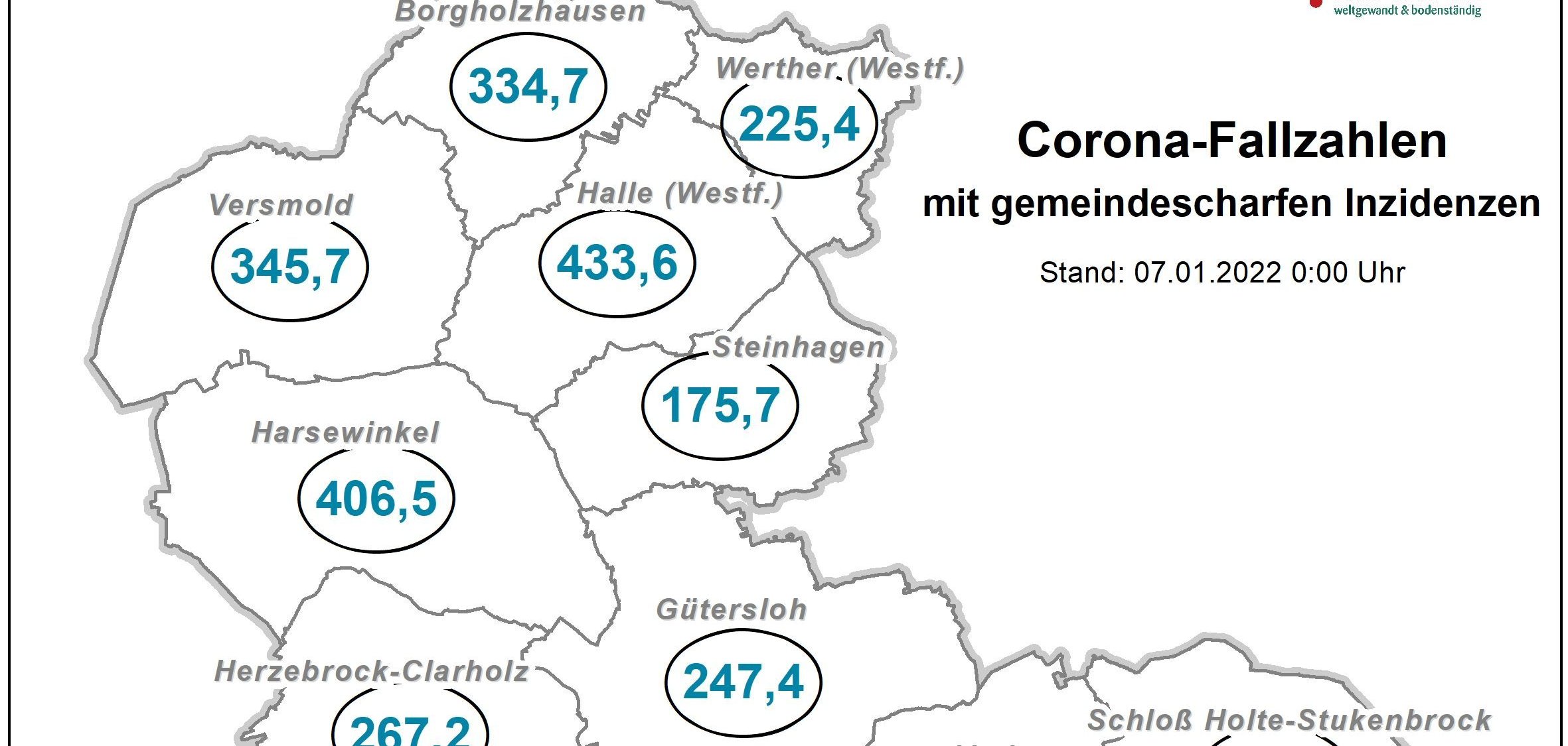 Coronakarte Kreis GT