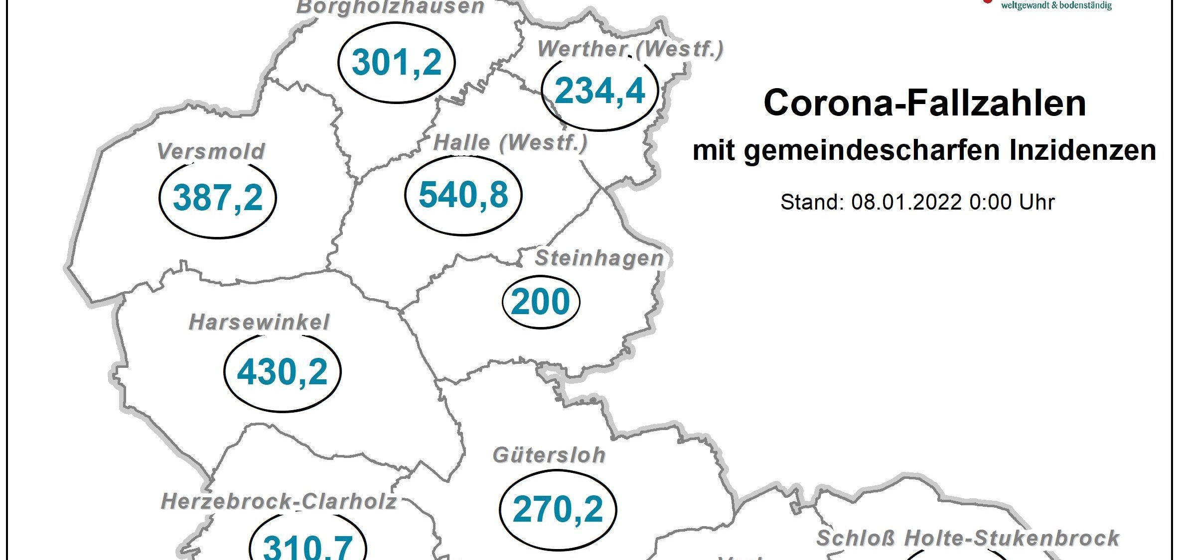 Coronakarte Kreis GT Coronakarte Kreis GT