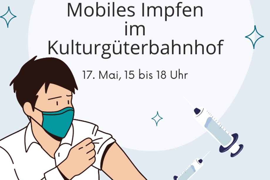 Grafik Mobilies Impfen Kulturgüterbahnhof