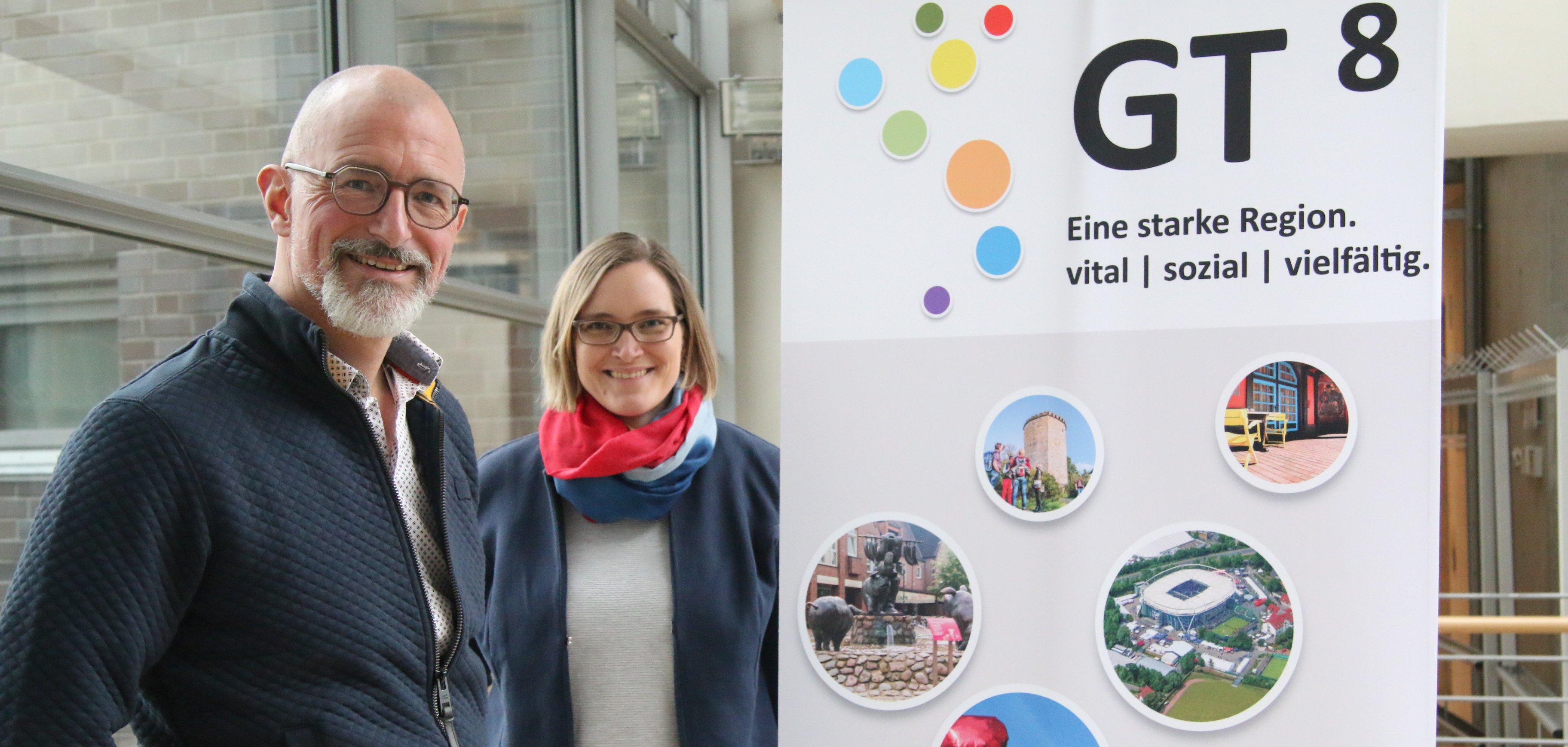 GT 8 Bußkamp und Jaegers Mareike Bußkamp gibt nach vier Jahren den Job der Regionalmanagerin für die VOTAL-Region GT 8 ab an Alexander Jaegers.