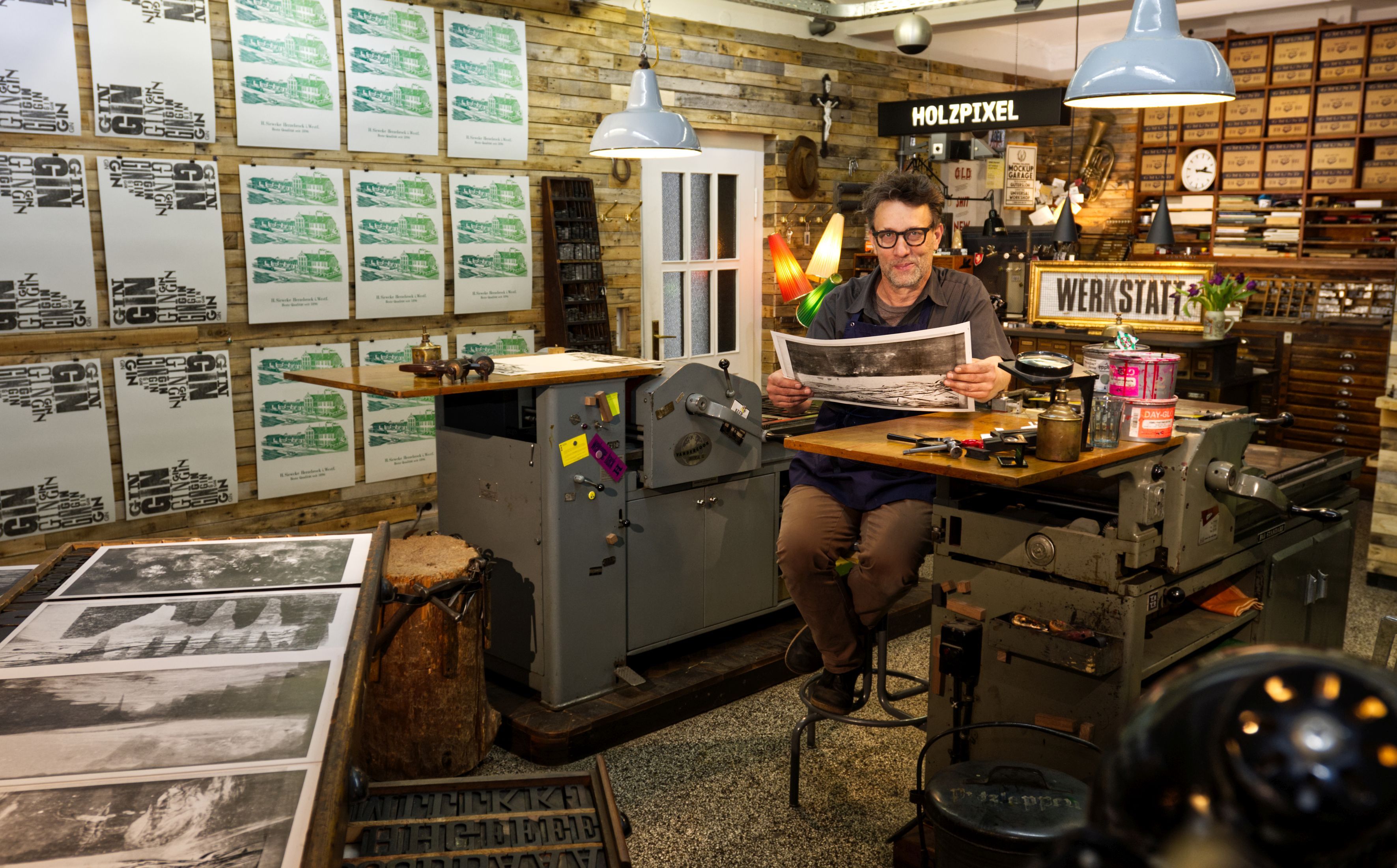 Manfred Makowskis Druckwerkstatt in Gütersloh Manfred Makowskis Druckwerkstatt in Gütersloh