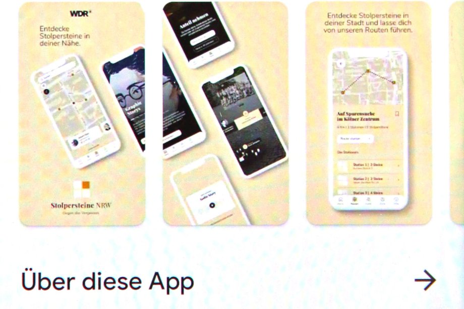 WDR-App Stolpersteine