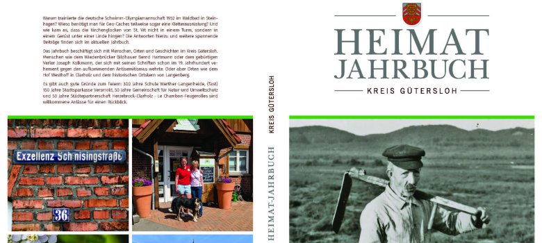 Der Band 2024 des Kreis-Heimatjahrbuchs ist erschienen, mit dem Foto eines Heidebauern in der Bokelfenner Heide auf dem Einband, der ein Heidesiebet über dem Rücken trägt. Das Buch ist im örtlichen Buchhandel (oder direkt beim Verlag Flöttmann) für 14,40 Euro zu beziehen.