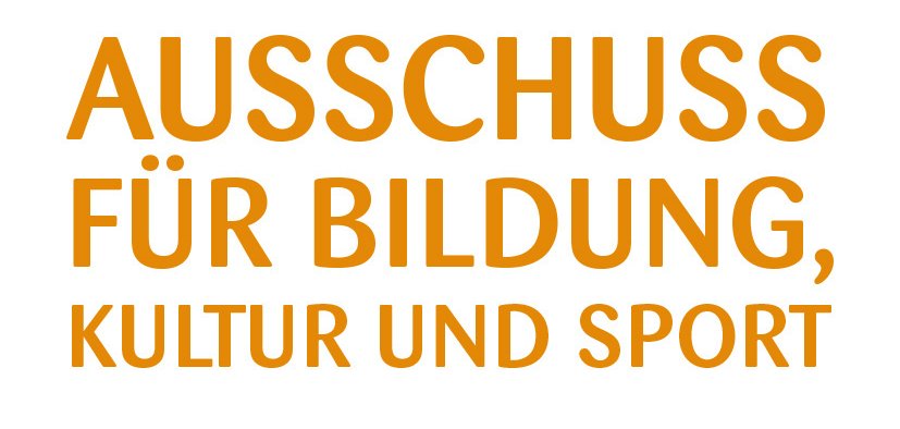 Grafik Ausschuss für Bildung, Kultur und Sport Grafik Ausschuss für Bildung, Kultur und Sport