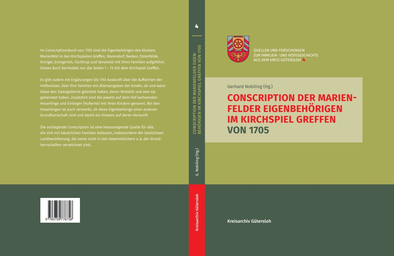 Buchcover zum vierten Band