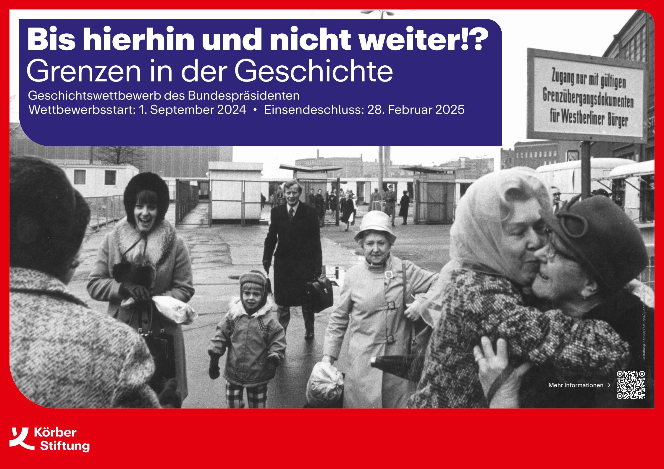 Plakat zum Wettbewerb