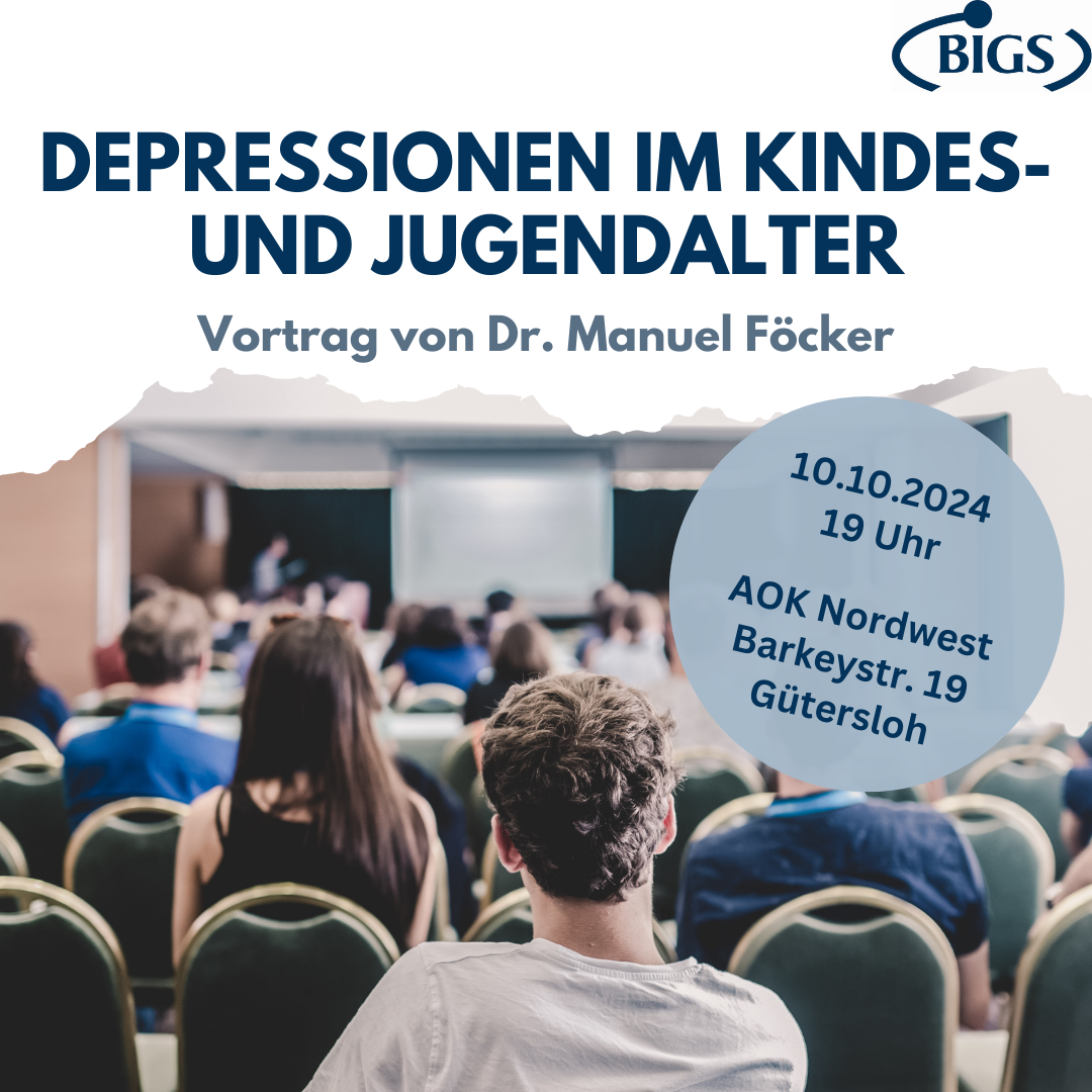 Grafik mit Personen, die einem Vortrag zuhören