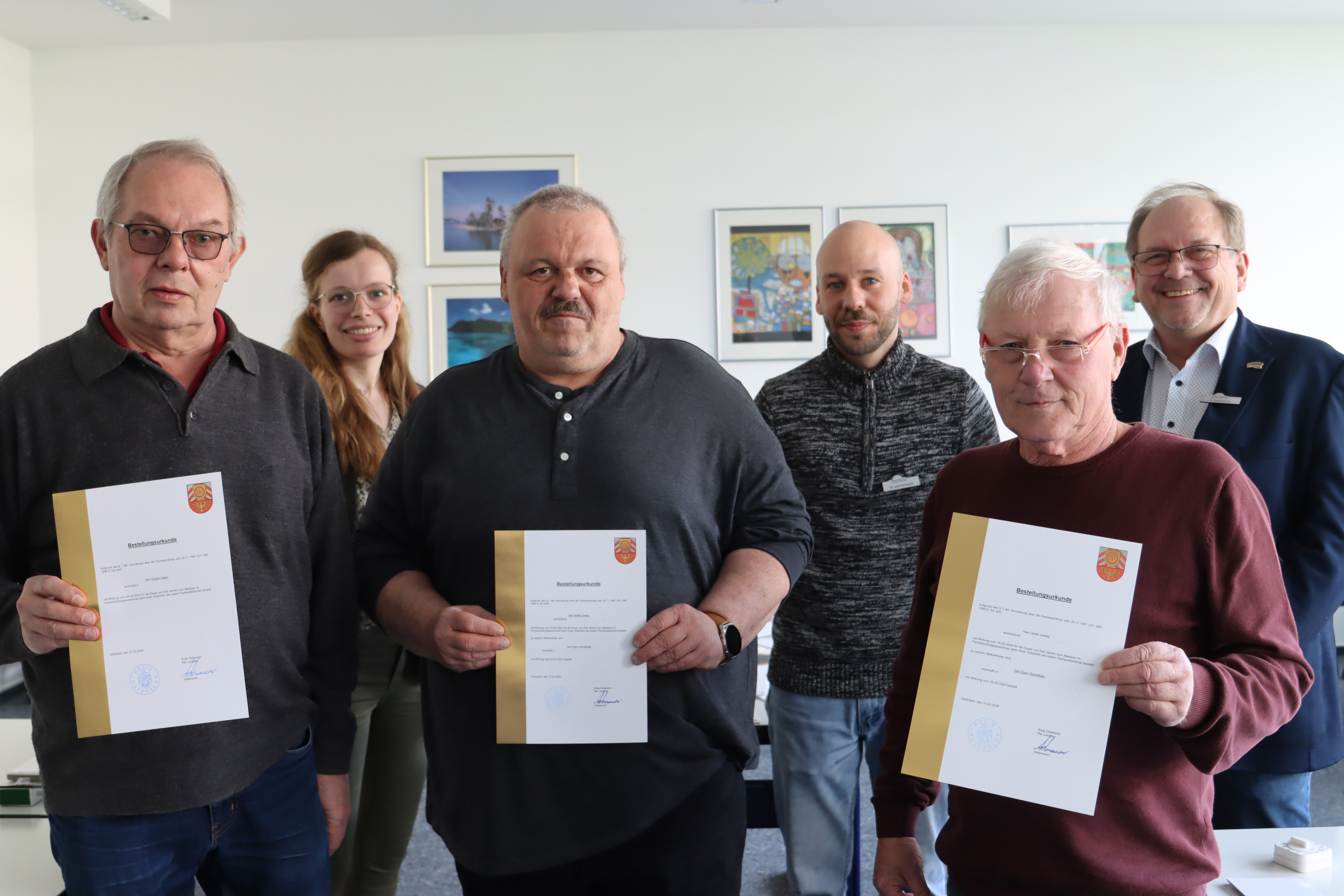 Gruppe Fischereiprüfung