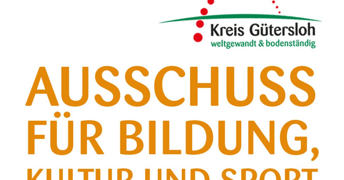 20.09.2024: Nachbereicht Ausschuss für Bildung und Kultur | Kreis ...