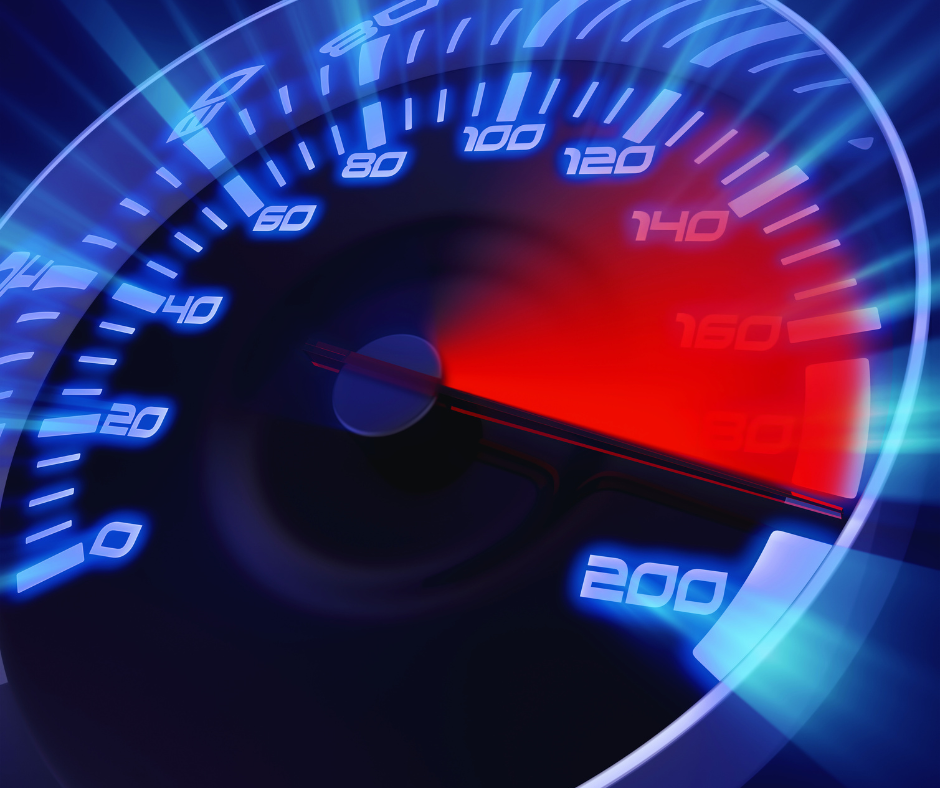 Tachoanzeige im Auto