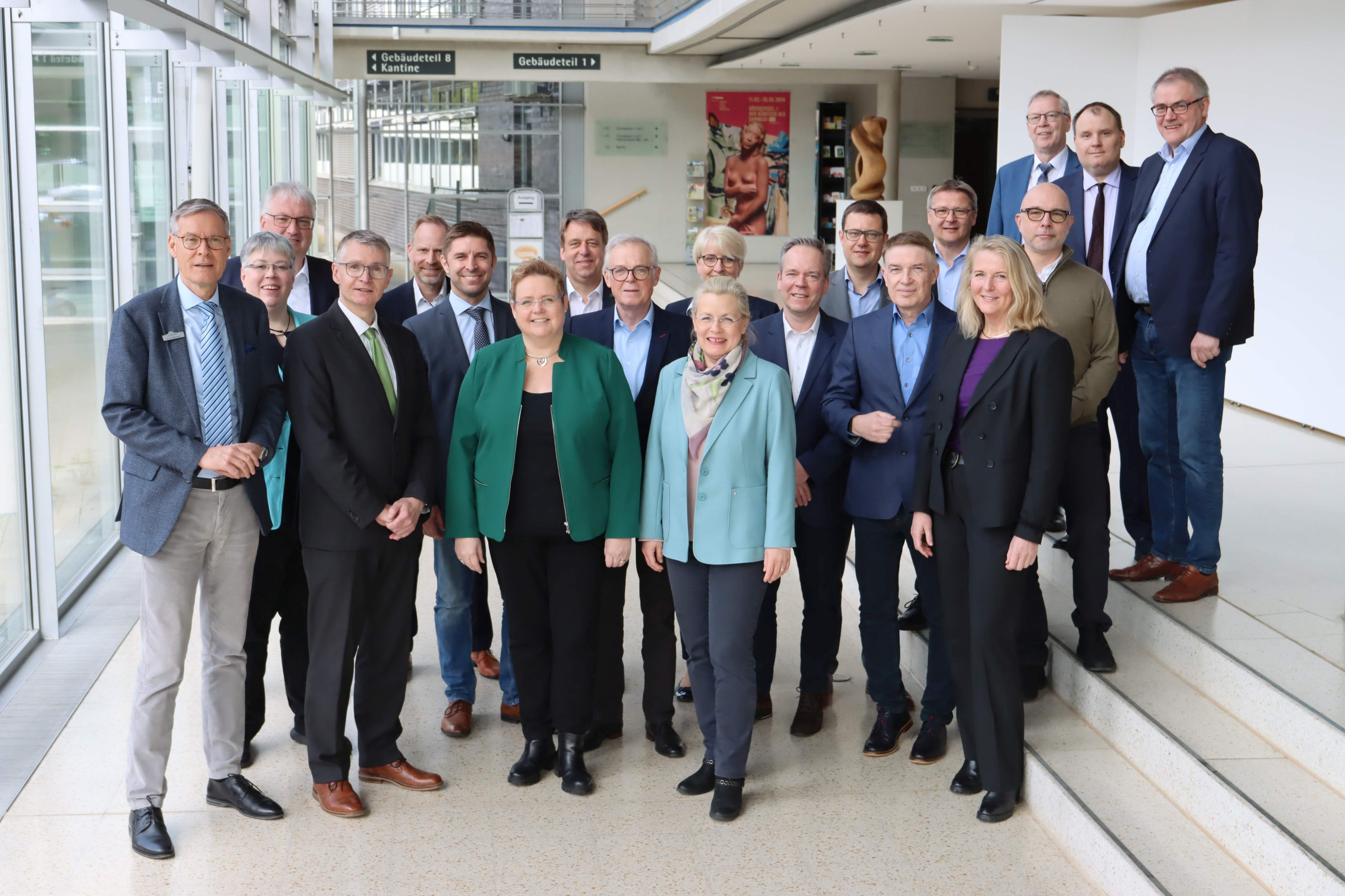 Ausschuss für Verfassung, Verwaltung und Personal des Landkreistages NRW im Kreishaus Gütersloh.