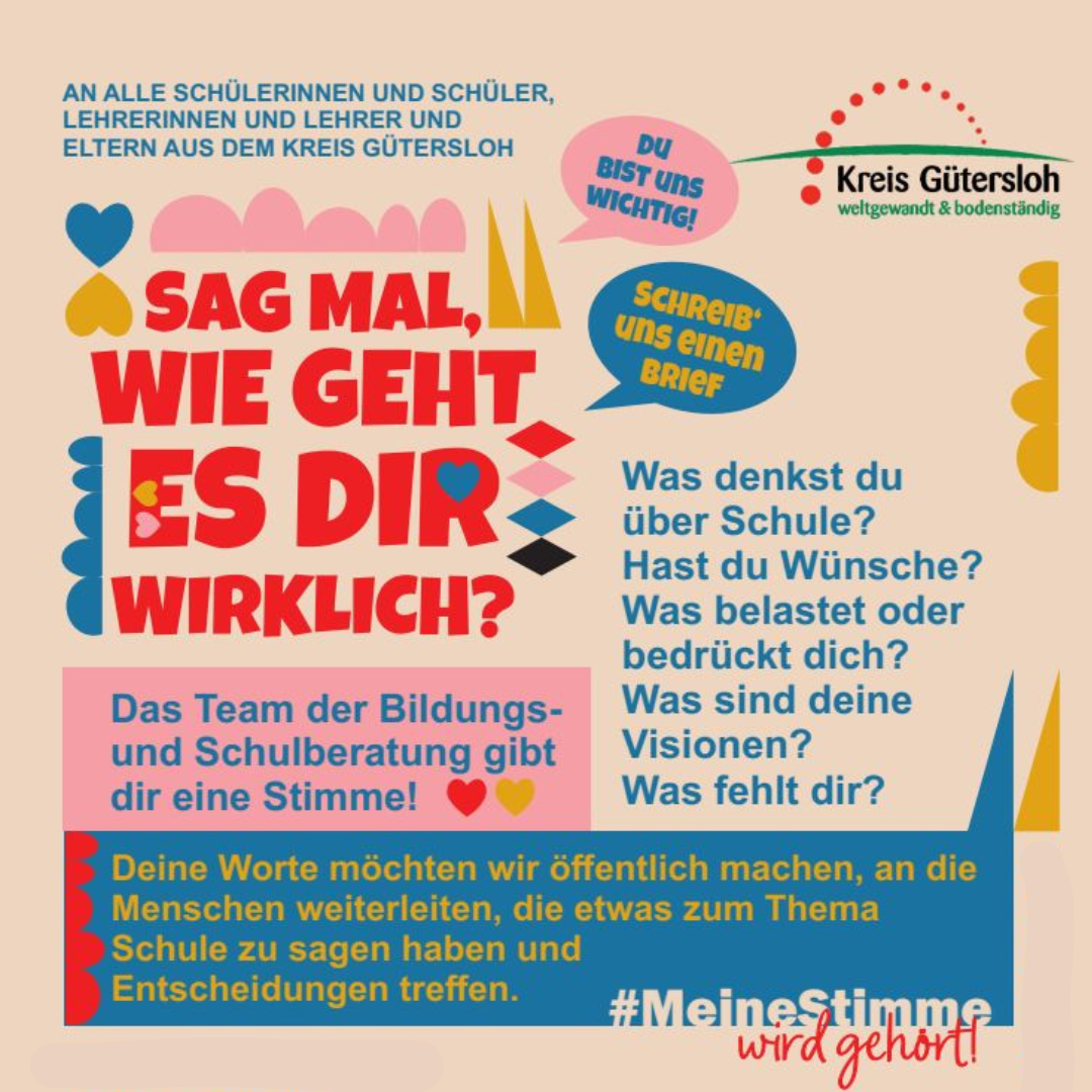 Plakat zur Aktion 'Wie geht es dir wirklich?'