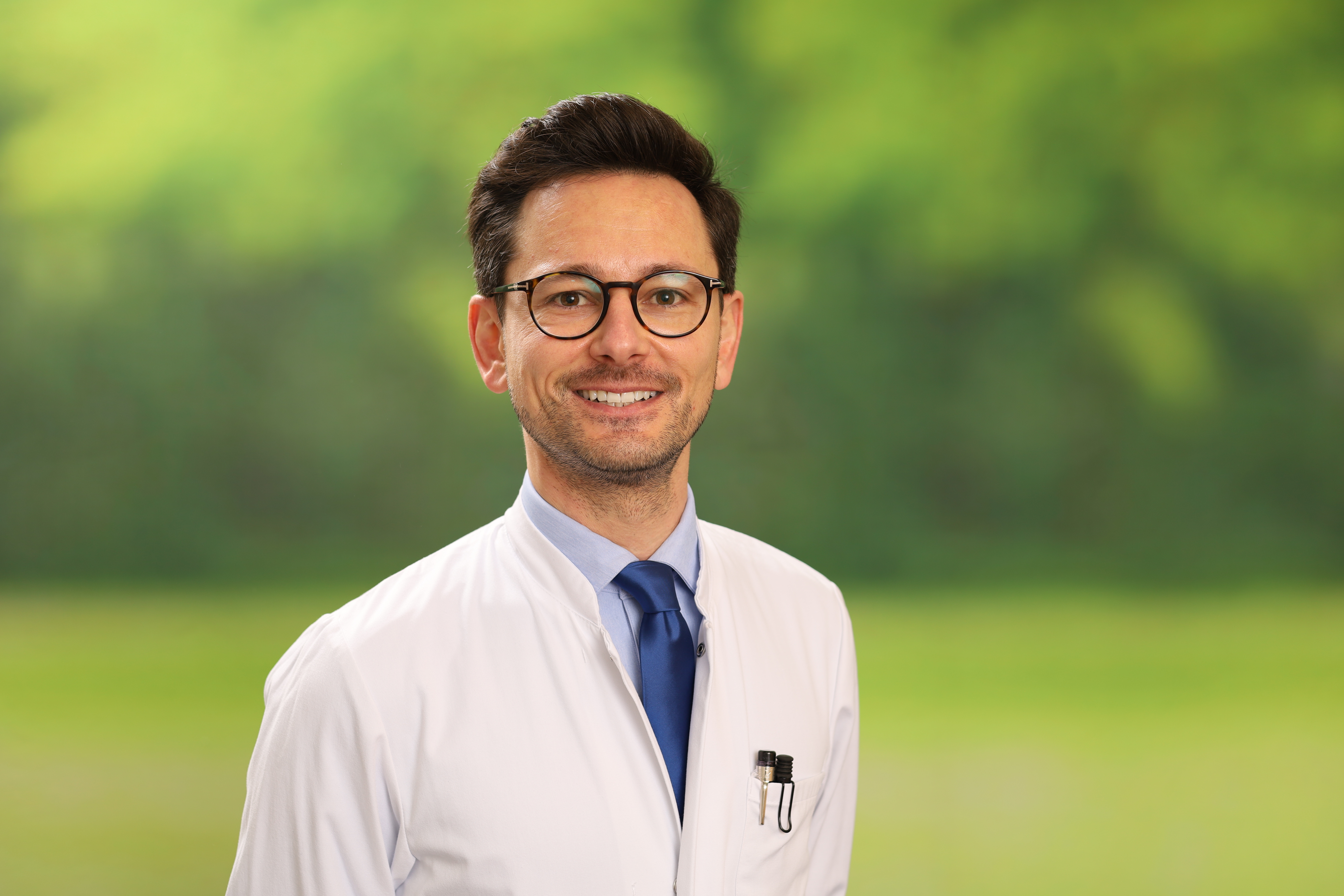 Dr. Frédéric Zuhorn, Leitender Oberarzt in der Neurologie im Sankt Elisa-beth Hospital in Gütersloh.