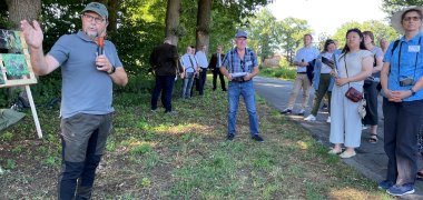 Gruppe an der Wildschutzwiese