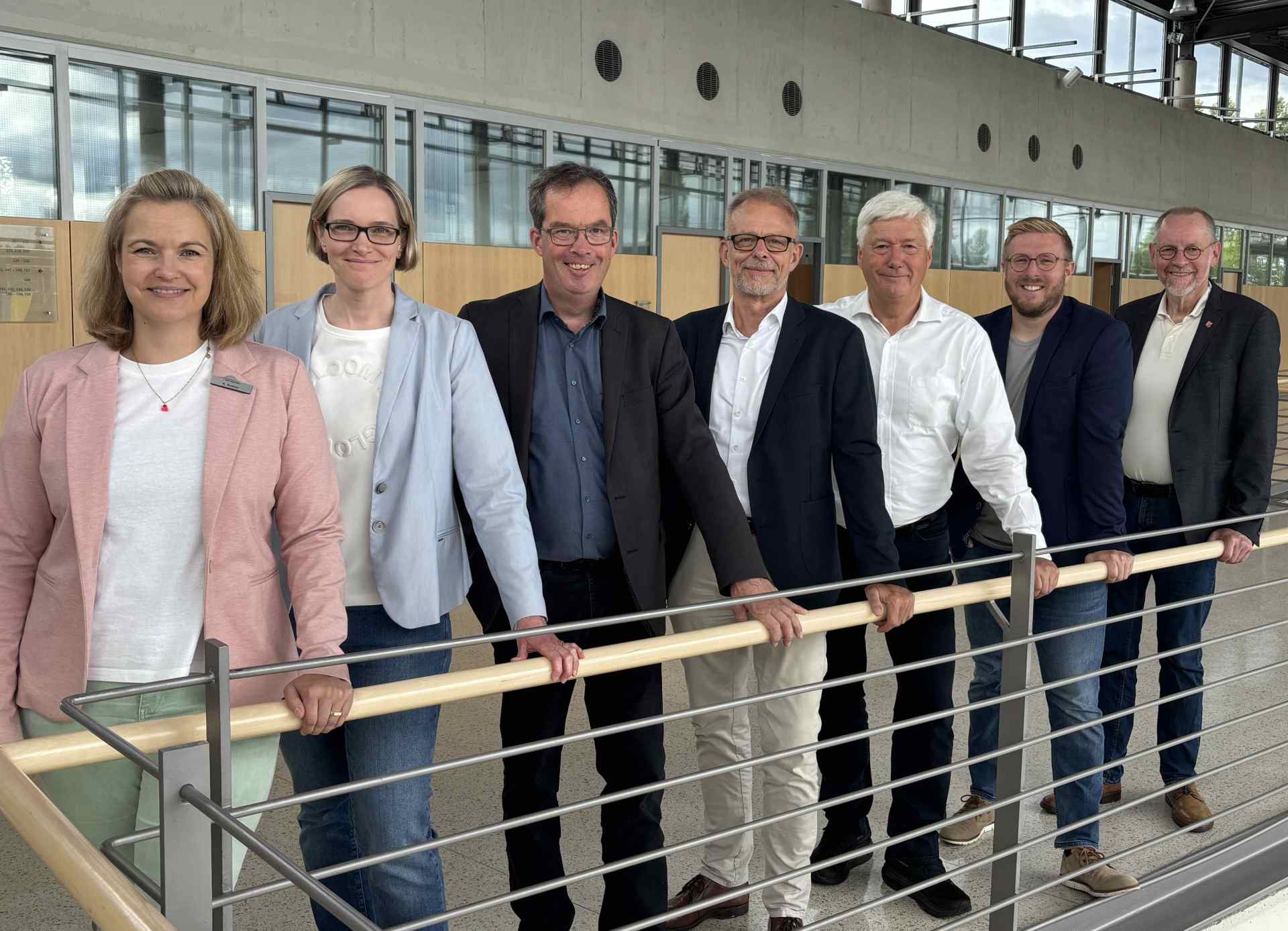 Die Projektverantwortlichen im Kreishaus Gütersloh