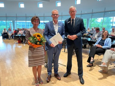 Verabschiedung im Sitzungssaal