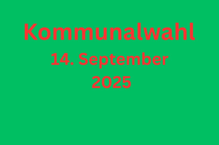 Grafik Kommunalwahl 2025