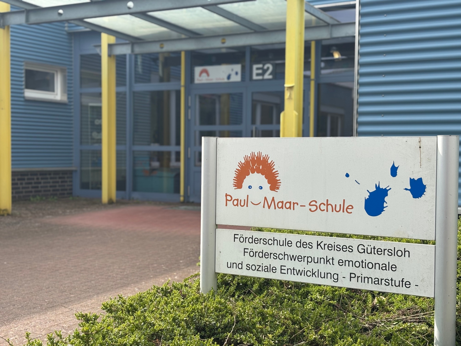 Eingangsbereich der Paul-Maar-Schule