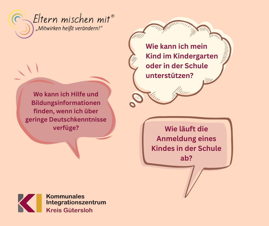 Bild mit Sprechblasen