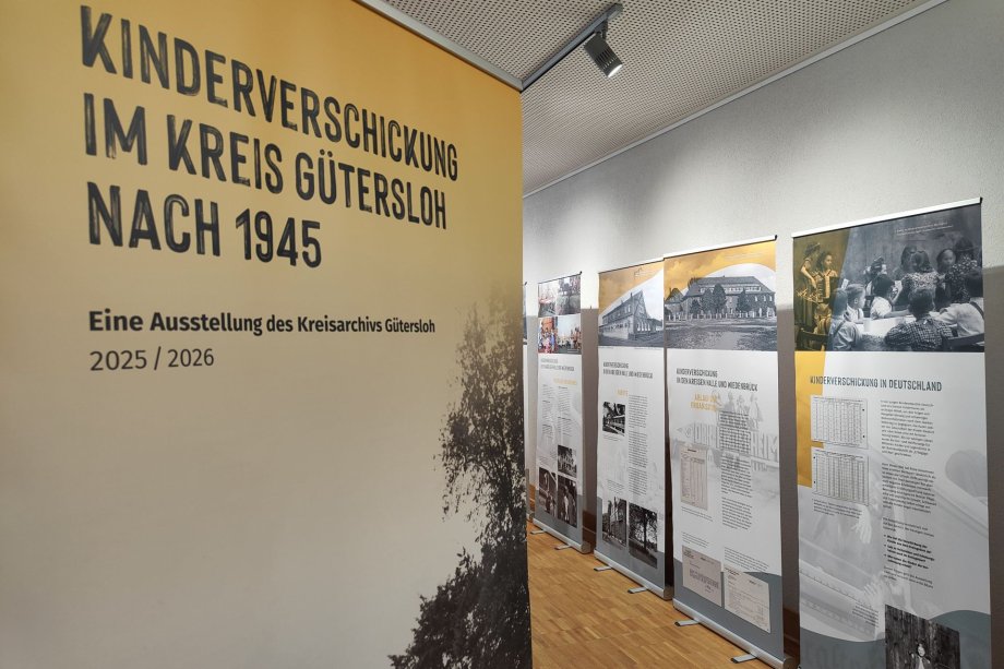 Banner Ausstellung Kinderverschickung