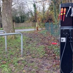 Servicestation am Radweg für Genießer