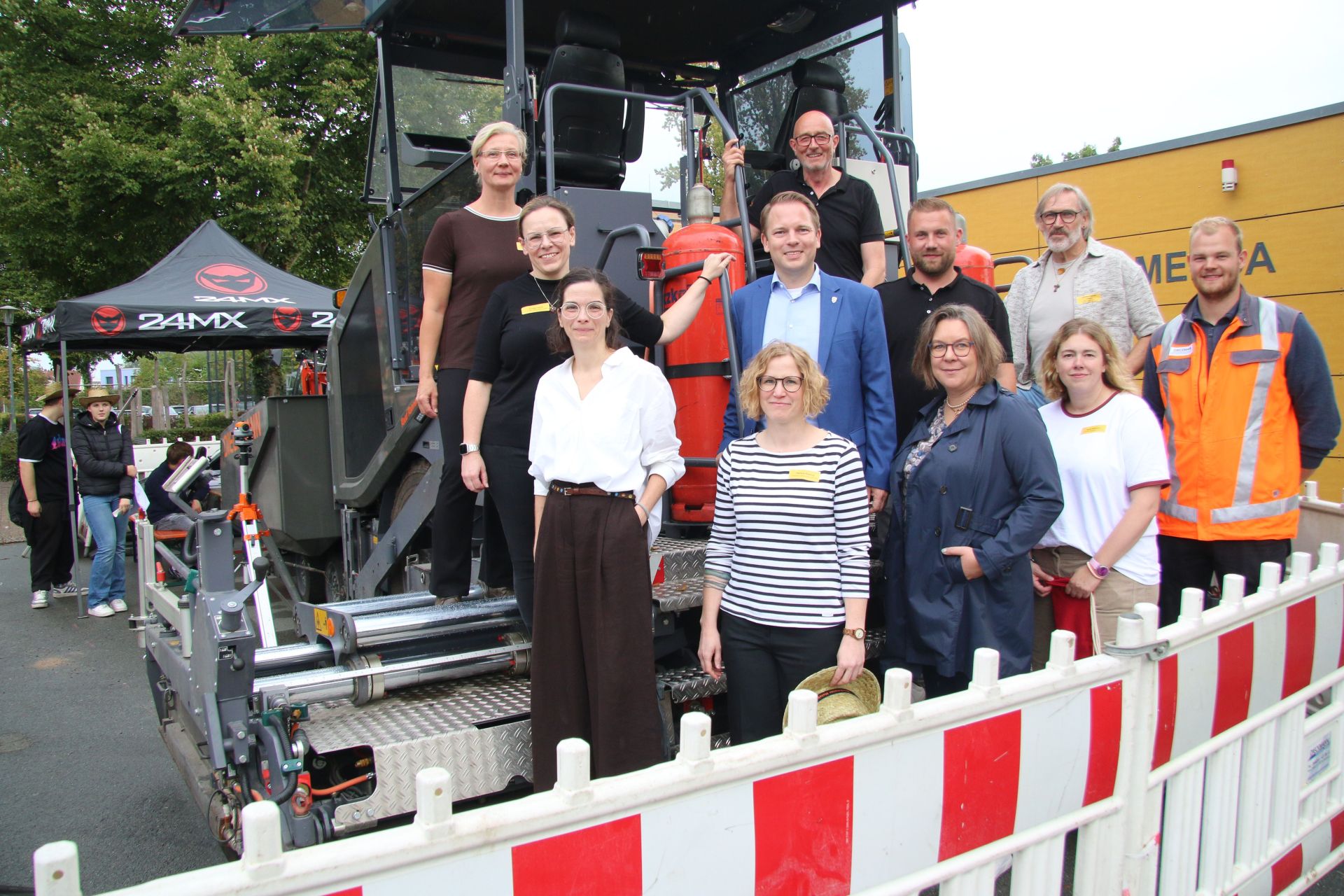 Gruppenfoto des Organisationsteams